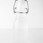 Simple Syrup in a glass bottle