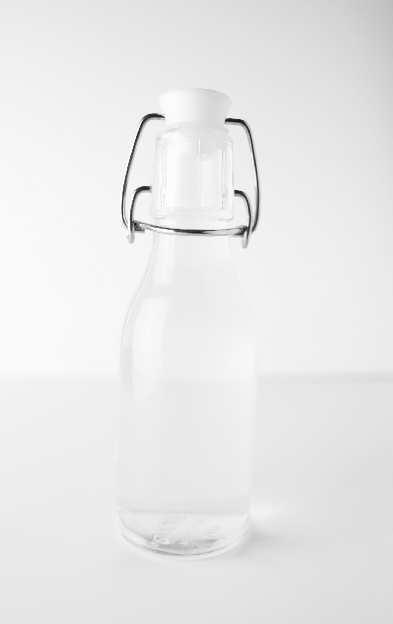 Simple Syrup in a glass bottle